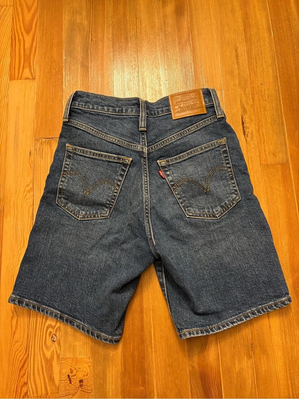 Levi’s Ribcage Bermuda Denim Shorts
